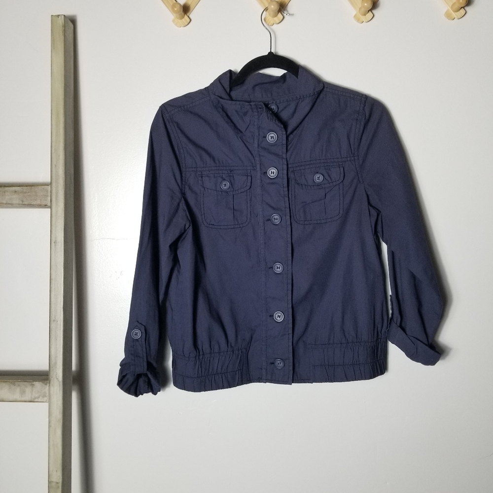 MAURICES BLUE UTILITY JACKET SIZE MEDIUM - Picture 1 of 14